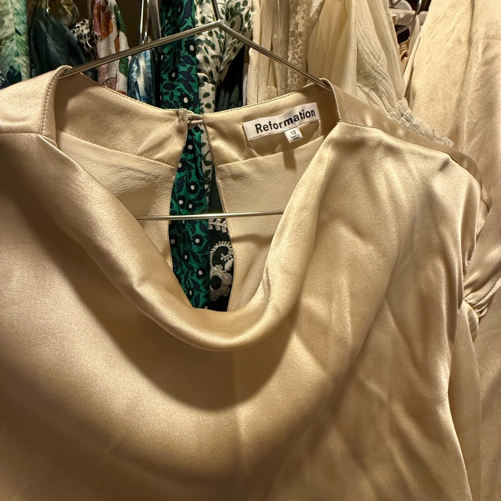 Reformation Veida Silk Dress - Picture 3 of 5